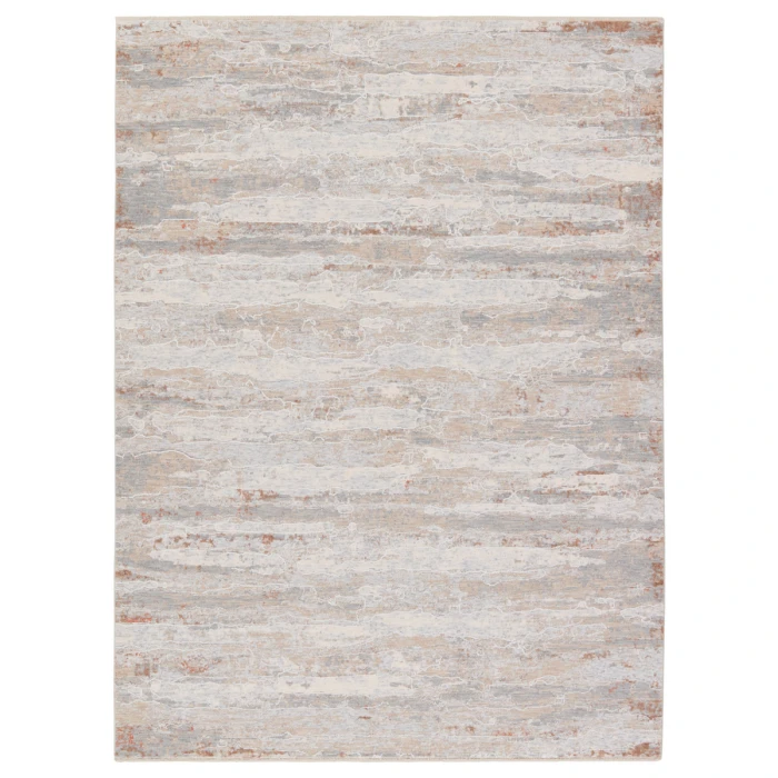 Jaipur Living Taroko Abstract Tan/ Cream Runner Rug 3'X10'