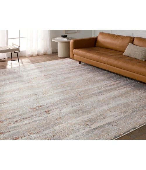 Jaipur Living Taroko Abstract Tan/ Cream Runner Rug 3'X10'