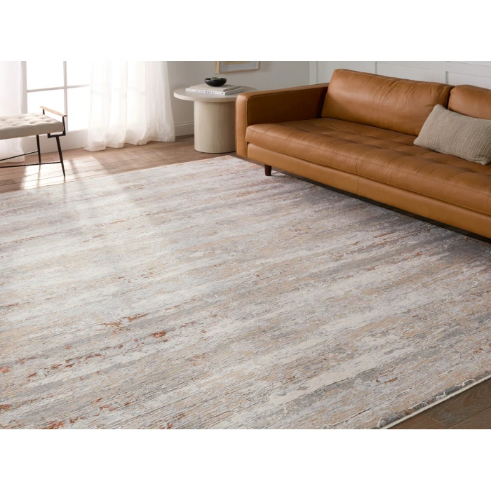 Jaipur Living Taroko Abstract Tan/ Cream Runner Rug 3'X10'