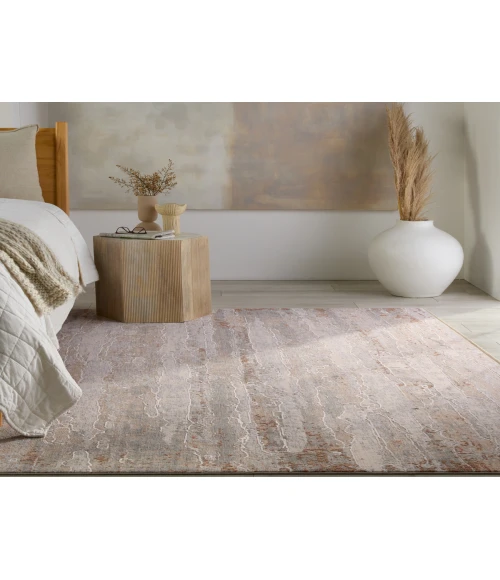 Jaipur Living Taroko Abstract Tan/ Cream Runner Rug 3'X10'