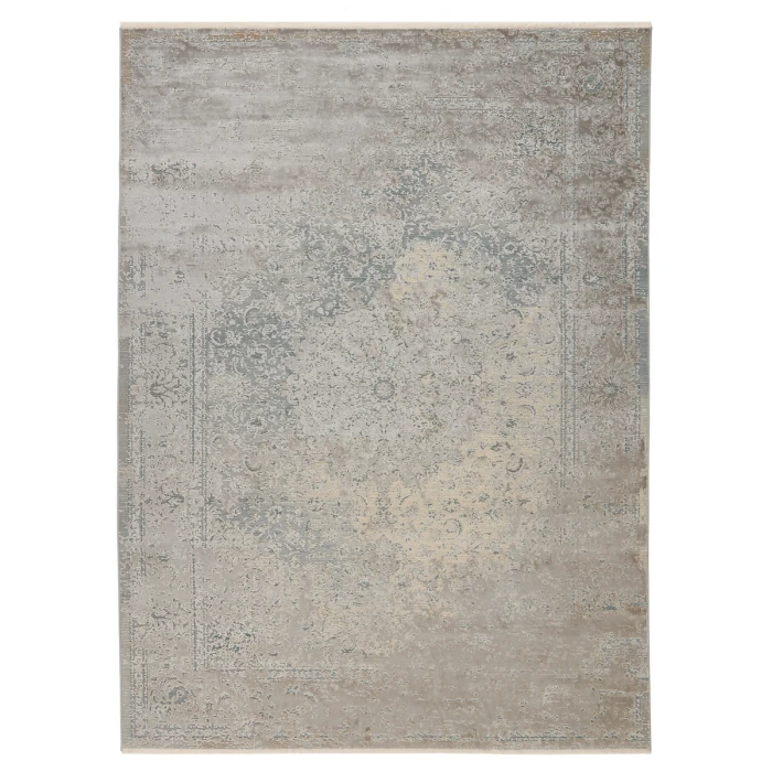 Jaipur Living Alaina Medallion Gray/ Cream Area Rug (5'X8')