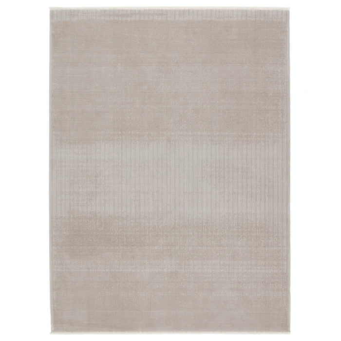 Jaipur Living Alva Solid Taupe/ Light Gray Runner Rug (2'6"X8')
