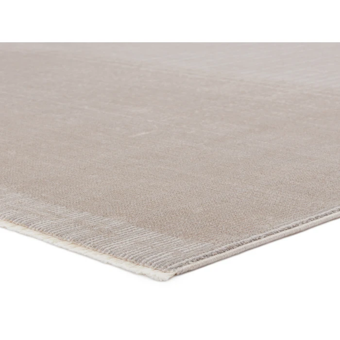Jaipur Living Alva Solid Taupe/ Light Gray Runner Rug (2'6"X8')