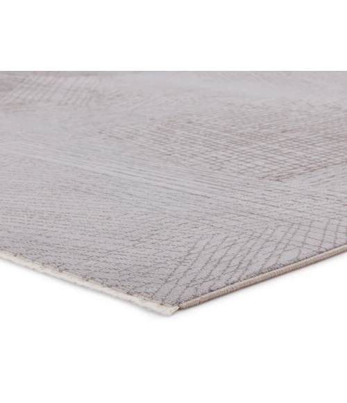 Jaipur Living Sayer Geometric Gray/ Taupe Runner Rug (2'6"X8')