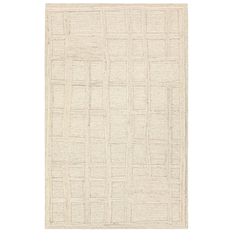 Jaipurliving Bavell Tanbeige Bav04 18 In. Swatch Square Rug