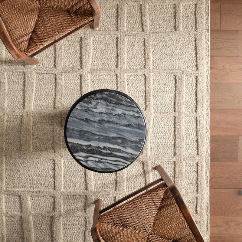 Jaipurliving Bavell Tanbeige Bav04 18 In. Swatch Square Rug