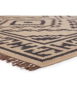 Jaipur Living Bedouin Jaima BD24 Beige/Black 8 ft. 10 in. X 11 ft. 9 in. Rectangle Rug
