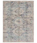 Vibe by Jaipur Living Marquess Indoor/Outdoor Medallion Blue/ Gray Runner Rug 3'X8'