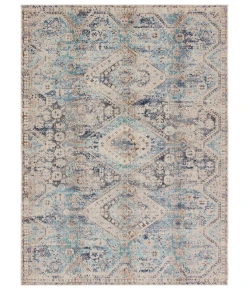 Vibe by Jaipur Living Bequest Marquess BEQ03 Blue - Gray 9 ft. X 12 ft. Rectangle Rug
