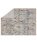 Vibe by Jaipur Living Marquess Indoor/Outdoor Medallion Blue/ Gray Runner Rug 3'X8'
