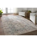 Vibe by Jaipur Living Marquess Indoor/Outdoor Medallion Blue/ Gray Runner Rug 3'X8'