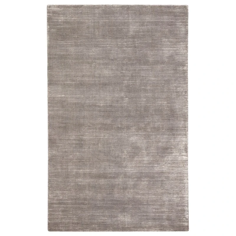 Jaipur Living Basis Handmade Solid Gray/ Silver Area Rug (9'X12')