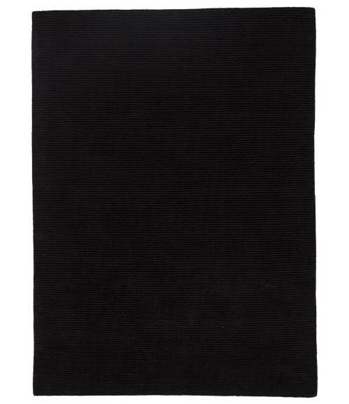 Jaipur Living Basis Handmade Solid Black Area Rug (9'X12')