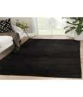 Jaipur Living Basis Handmade Solid Black Area Rug (9'X12')