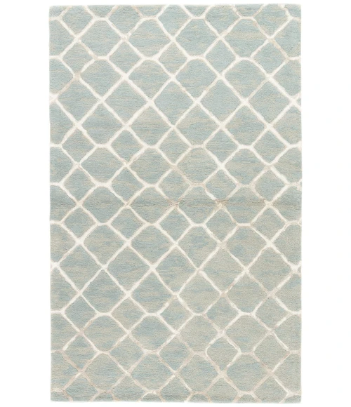 Jaipur Living Totten Handmade Trellis Blue/ Cream Area Rug (8'X10')
