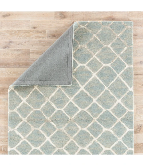 Jaipur Living Totten Handmade Trellis Blue/ Cream Area Rug (8'X10')
