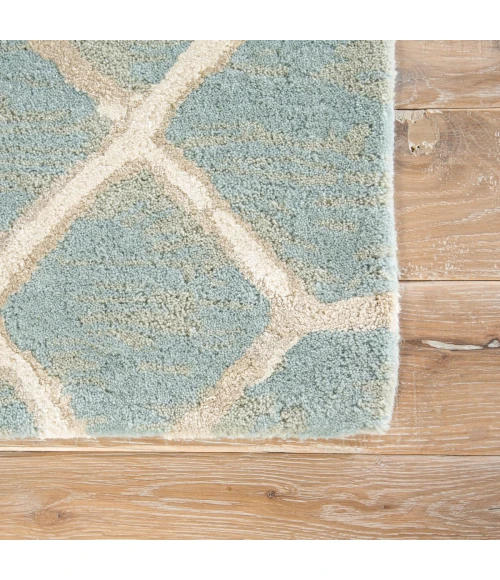 Jaipur Living Totten Handmade Trellis Blue/ Cream Area Rug (8'X10')