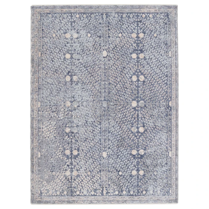Jaipur Living Larkin Floral Blue/ Light Gray Runner Rug (3'X10')