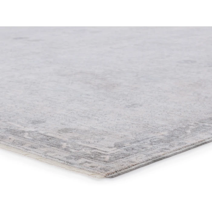 Jaipur Living Larkin Floral Light Gray/ Beige Runner Rug (3'X10')