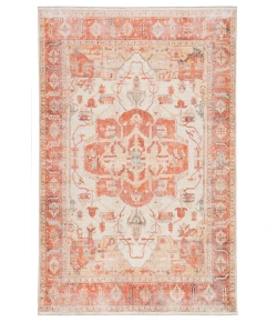 Jaipur Living Boheme Rhoda BOH01 Orange/Ivory 6 ft. X 9 ft. Rectangle Rug