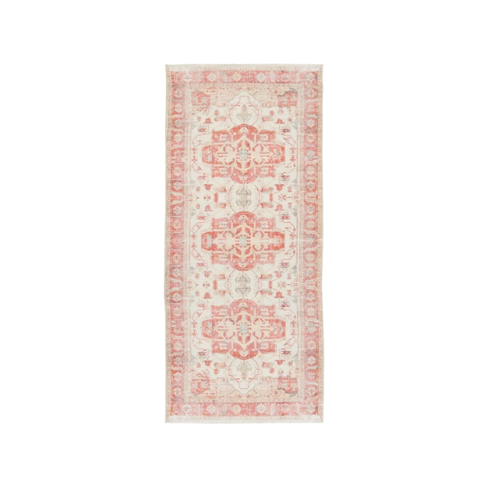 Jaipur Living Rhoda Medallion Orange/ Ivory Runner Rug 2'6"X8'