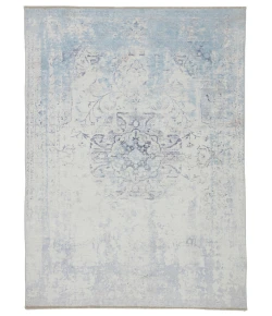 Jaipur Living Boheme Contessa BOH07 Blue/White 7 ft. 10 in. X 9 ft. 10 in. Rectangle Rug