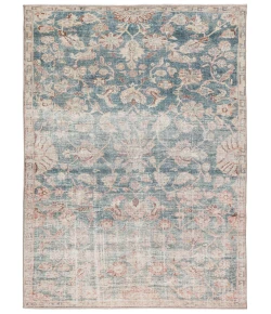 Jaipur Living Boheme Bardia BOH08 Dark Teal/Rust 5 ft. X 8 ft. Rectangle Rug