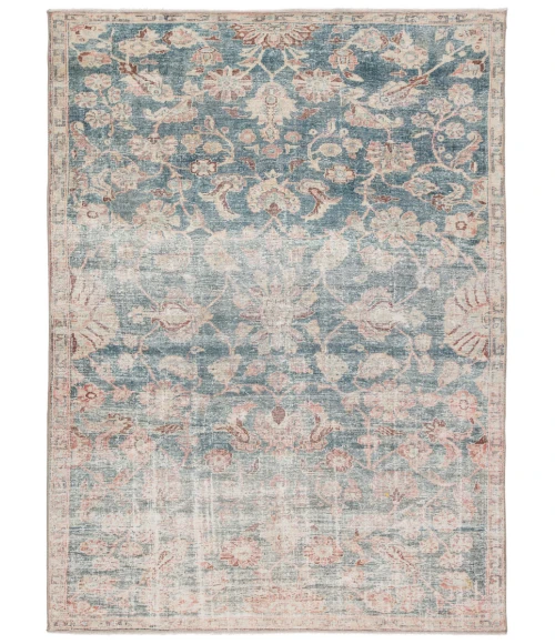 Jaipur Living Bardia Oriental Dark Teal/ Rust Area Rug (6'X9')
