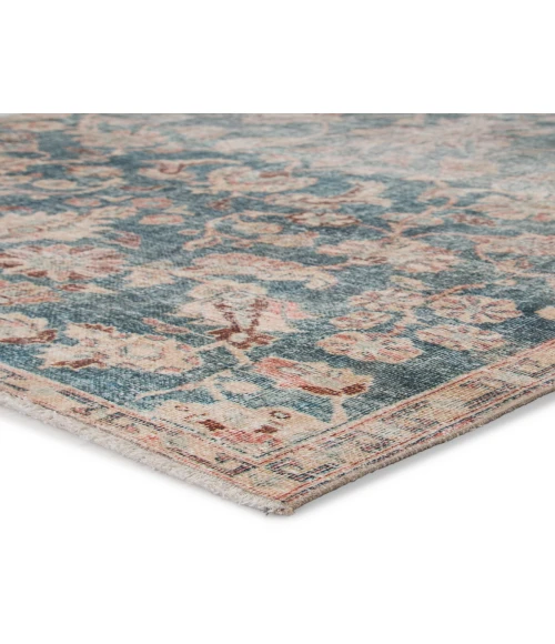 Jaipur Living Bardia Oriental Dark Teal/ Rust Area Rug (6'X9')