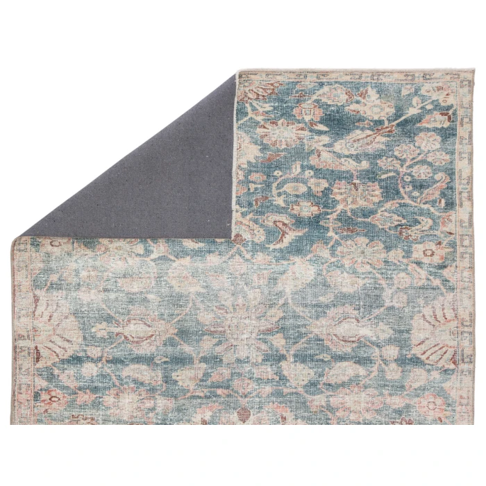 Jaipur Living Bardia Oriental Dark Teal/ Rust Area Rug (7'10"X9'10")