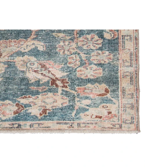Jaipur Living Bardia Oriental Dark Teal/ Rust Area Rug (6'X9')