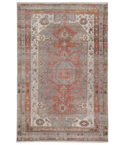 Jaipur Living Boheme Palazza BOH10 Gray/Orange 4 ft. X 6 ft. Rectangle Rug