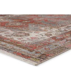 Jaipur Living Boheme Palazza BOH10 Gray/Orange 4 ft. X 6 ft. Rectangle Rug