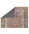 Jaipur Living Palazza Medallion Gray/ Orange Area Rug (4'X6')