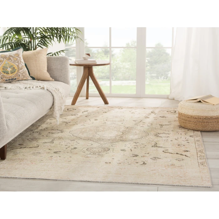 Jaipur Living Victoire Medallion Green/ Gray Area Rug (8'10"X11'9")