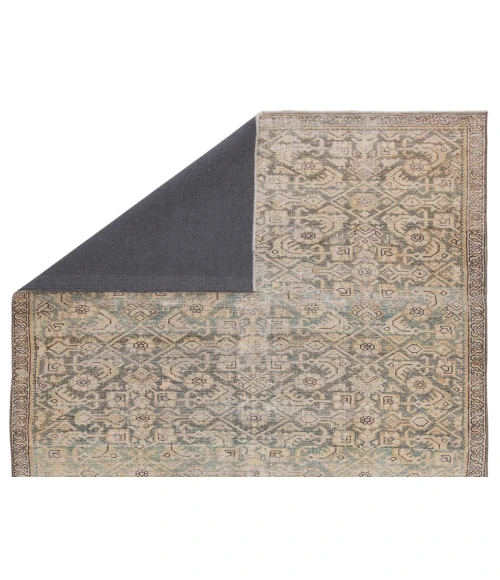 Jaipur Living Atkins Trellis Gold/ Green Area Rug (5'X8')