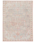 Jaipur Living Fay Medallion Orange/ Light Blue Area Rug (4'X6')