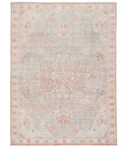 Jaipur Living Boheme Fay BOH15 Orange/Light Blue 4 ft. X 6 ft. Rectangle Rug