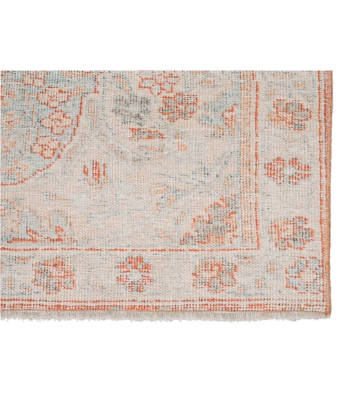 Jaipur Living Fay Medallion Orange/ Light Blue Area Rug (4'X6')