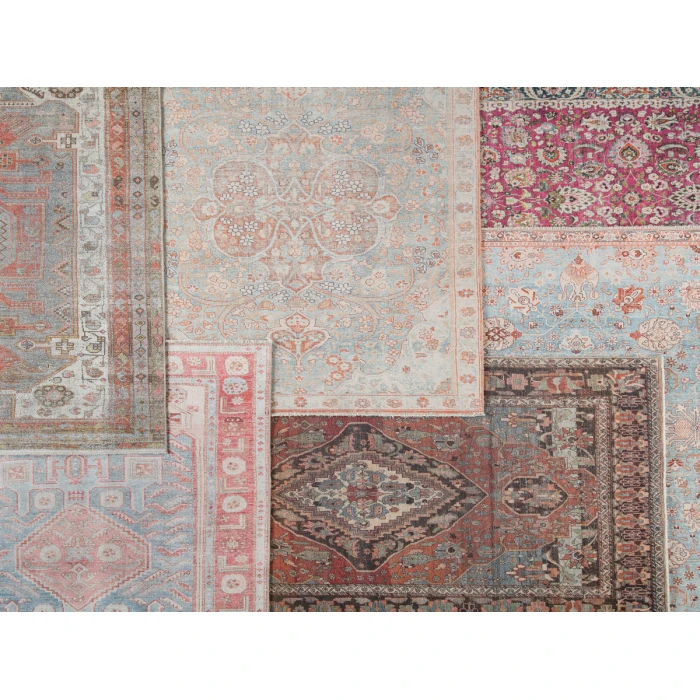 Jaipur Living Fay Medallion Orange/ Light Blue Area Rug (4'X6')