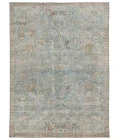 Jaipur Living Stag Oriental Teal/ Gold Area Rug (10'X14')