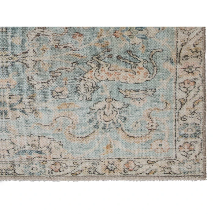 Jaipur Living Stag Oriental Teal/ Gold Area Rug (10'X14')