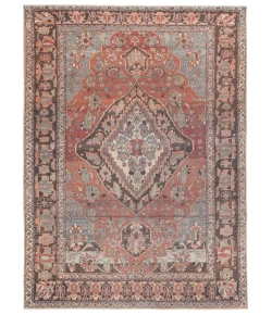 Jaipur Living Boheme Wesleyan BOH18 Rust/Gray 4 ft. X 6 ft. Rectangle Rug