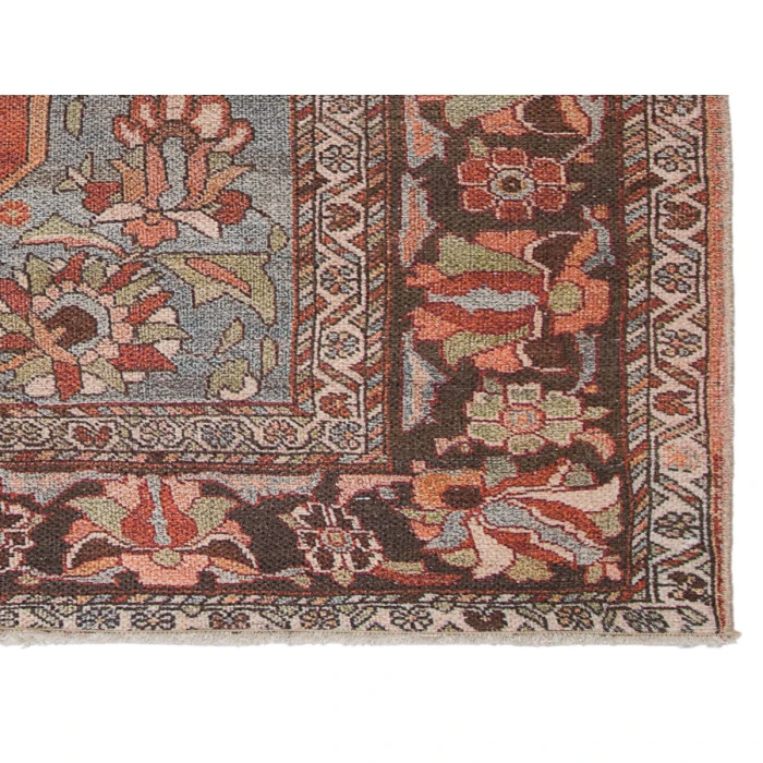 Jaipur Living Wesleyan Medallion Rust/ Gray Area Rug (8'10"X11'9")