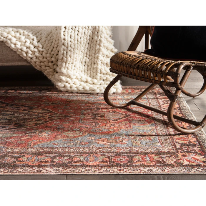 Jaipur Living Wesleyan Medallion Rust/ Gray Area Rug (8'10"X11'9")
