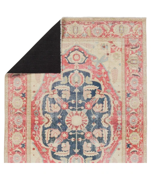 Jaipur Living Kadi Medallion Red/ Blue Area Rug 8'10"X11'9"