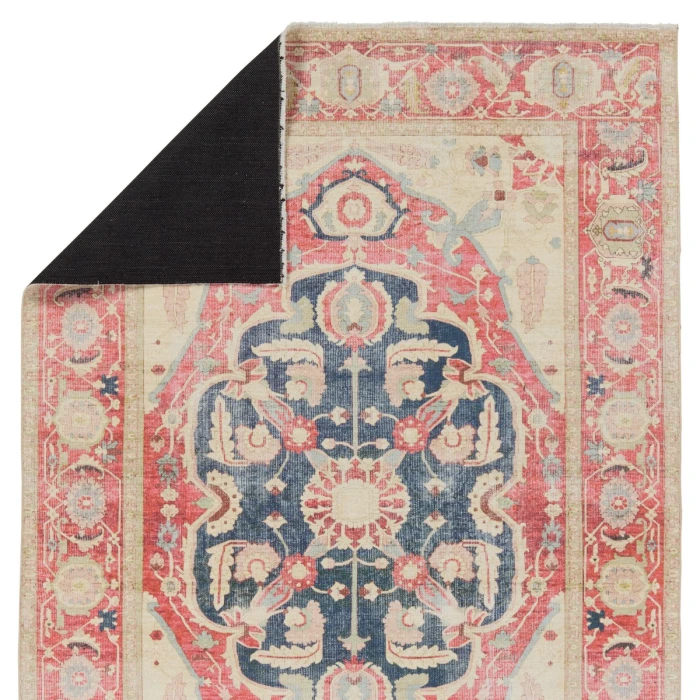 Jaipur Living Kadi Medallion Red/ Blue Area Rug 5'X8'
