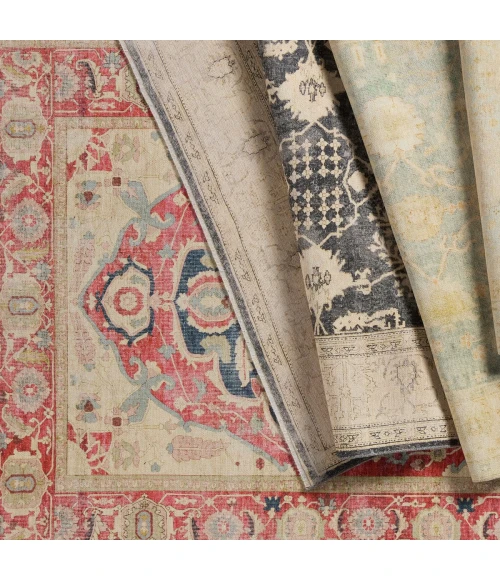 Jaipur Living Kadi Medallion Red/ Blue Area Rug 8'10"X11'9"