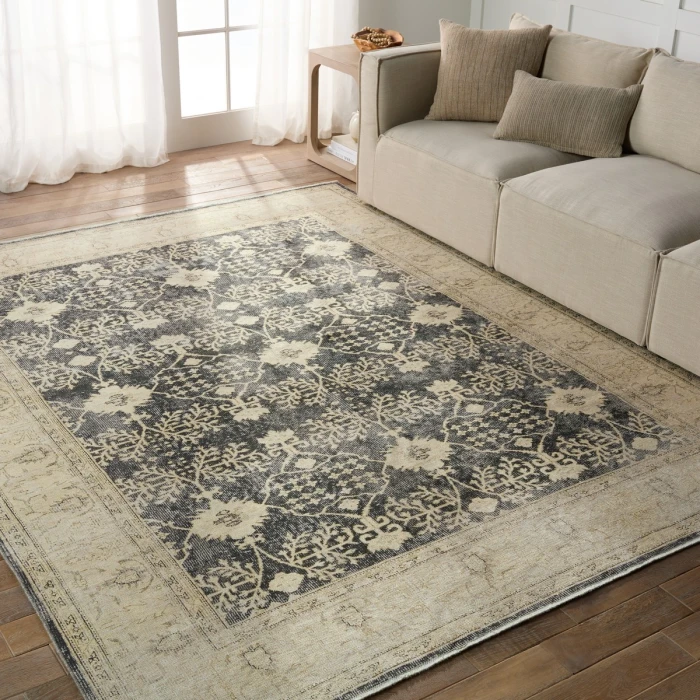 Jaipur Living Pia Medallion Navy/ Cream Area Rug 8'10"X11'9"
