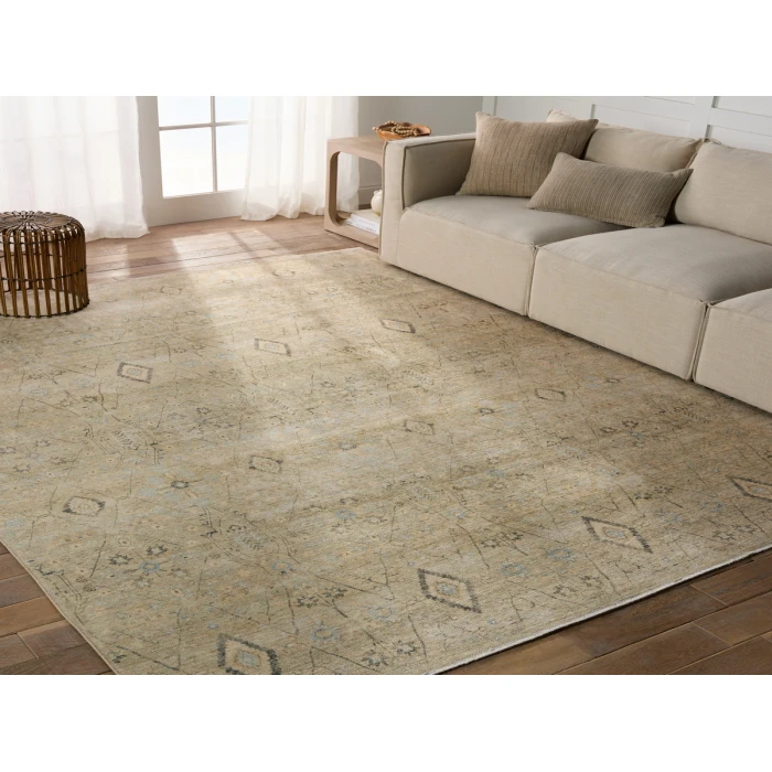 Jaipur Living Boheme Green BOH26 3 ft. X 10 ft. Rnr Runner Rug